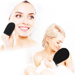 Boao aplicador espalda bronceado con mango para cobertura pareja.