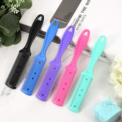 Boao safety shield razor detail reduces skin nicks during styling.