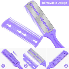 Boao thinning comb showing texture and even thinning.