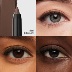 Bobbi Brown liner with built-in sharpener for razor-sharp edges and easy maintenance.