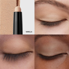 Bobbi Brown Long-Wear Shadow Stick used as primer before powder shadows.