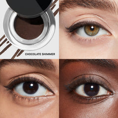 Bobbi Brown Long-Wear Gel Eyeliner brush application for precise lines.