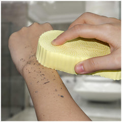 BOBI CARE Magic Exfoliating Bath Sponge two-pack shown for gentle daily exfoliation