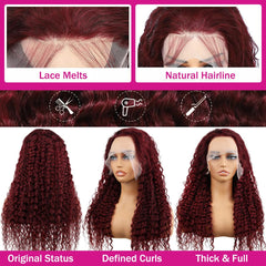 Bobili 99j burgundy wig pre-colored for vibrant, ready-to-wear style.
