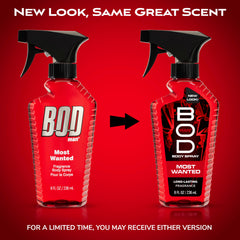 BOD man Most Wanted bottle back, premium design hints at quality