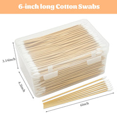 BODFPPC bamboo-handle swabs ideal for gun barrel detailing and oil removal