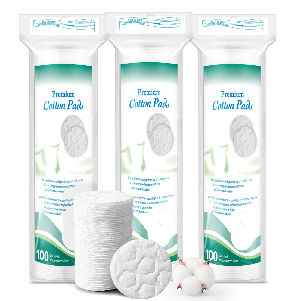 BODFPPC Premium Cotton Rounds packaging for face care and gentle cleansing