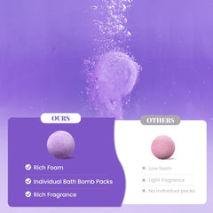 BODY & EARTH bomba de baño nutre la piel con manteca de karité y lavanda