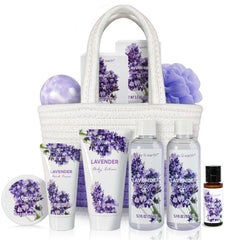 BODY & EARTH lavender bubble bath for soothing at-home spa moments.