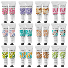 BODY & EARTH LOVE 24 cremas de manos con aromas, regalo práctico.