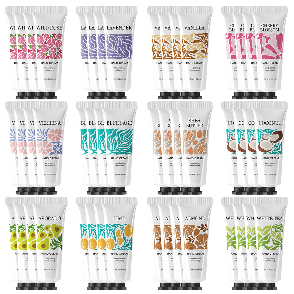 Crema de manos BODY & EARTH # LOVE con 48 fragancias naturales para uso diario.
