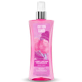 Body Fantasies Signature cotton candy scent bottle close-up for daily wear with playful fruity aroma