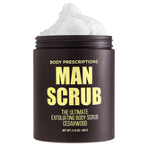 Body Prescriptions exfoliante para cuerpo: frasco de 21 onzas con tapa giratoria, ideal para uso diario
