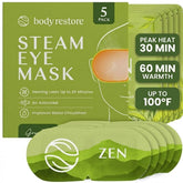 Body Restore mascarilla ocular té verde 5-pack para relajación ocular.