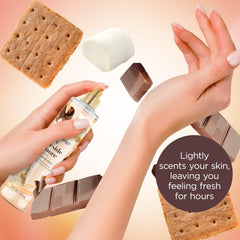 Bodycology Cozy Fireside S'more air-diffusion for room-filling aroma.