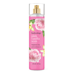 Bodycology Pink Vanilla Wish bottle front view for everyday fragrance.