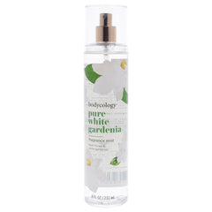 Bodycology Pure White Gardenia Mist bottle with long-lasting floral scent.