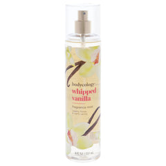 Bodycology Whipped Vanilla fragrance bottle emitting a warm, inviting scent.