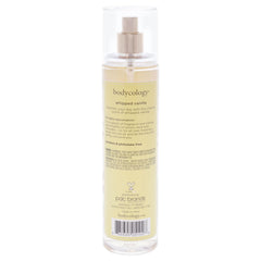 Bodycology Whipped Vanilla mist application on skin delivers light fragrance.