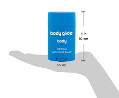 BodyGlide Original bálsamo no graso y seco, sensación ligera en la piel.