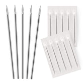 BodyJ4You 10pc piercing needles 16G sterile pack for hygienic professional use.