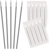 BodyJ4You 10pc piercing needles, hollow 18G set for professional use