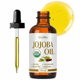 BodyJ4You jojoba oil bottle with dropper for precise application and hydration