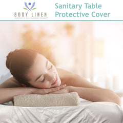 Body Linen massage table cover wipe-clean surface ideal for quick sanitation