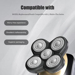 BOEEA head shaver compatibility guide with secure fit.