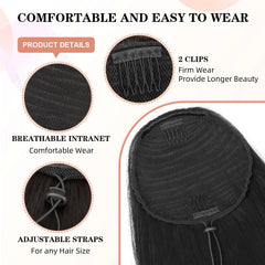 BOGSEA heat-resistant fibers provide durable, soft, realistic movement.