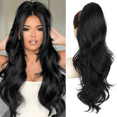 BOGSEA ponytail extension with drawstring for a quick 26-inch transformation.