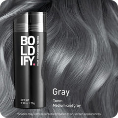 Boldify Hair Fibers: cobertura instantánea para la coronilla.