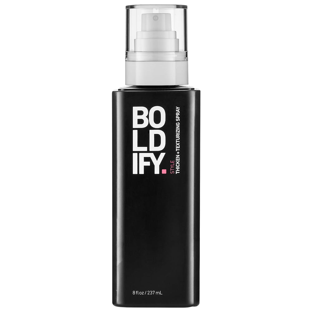 Boldify Hair Thickening Spray bottle for easy daily use and instant volume.