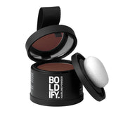 Boldify Hairline Powder Auburn compact close-up for precise coverage.