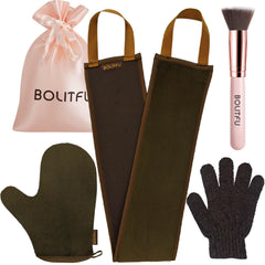 BOLITFU guante exfoliante para preparar la piel y facilitar bronceado