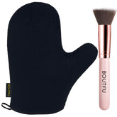 BOLITFU self tanning mitt for smooth, streak-free color on arms and legs.