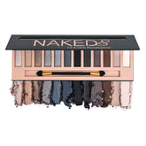 BOLOPER Paleta 12 colores ahumado, sombras intensas para un look duradero.