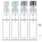 Bomeiyi 4-pack spray bottles with 360° inverted design for easy, complete dispensing.