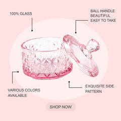 BOMOQING Nail Dappen Dish diamond non-slip base for stable placement.