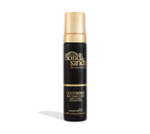 Bondi Sands Liquid Gold self-tanning foam bottle shows a hydrating, streak-free tan.