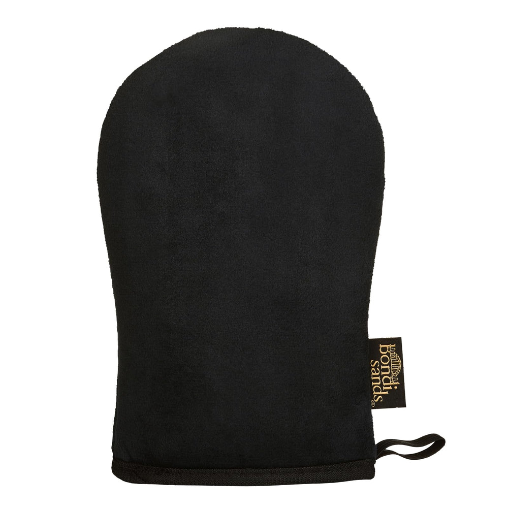 Bondi Sands Self-Tanning Mitt front view showing double-sided design for flawless, streak-free results.