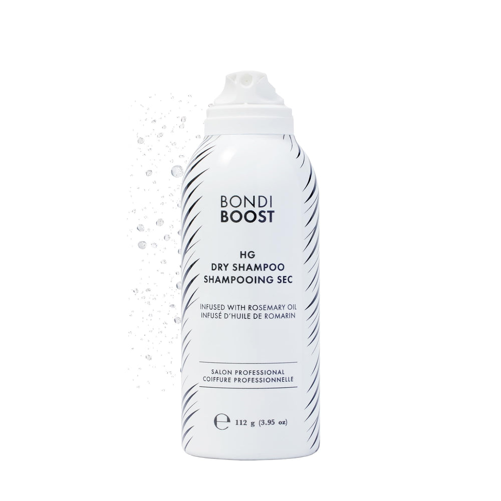 BondiBoost HG Dry Shampoo bottle front for quick refresh.
