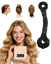 BONNET QUEEN heatless curler large black for overnight curls.