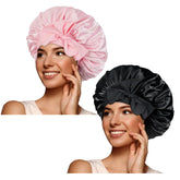 Bonnet Queen satin bonnet para dormir protege rizos durante la noche.