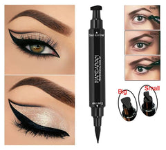 BONNIESTORE Winged Eyeliner Stamp left and right wings enable quick symmetry.