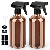 Bontip amber glass spray bottle 8oz front view for versatile cleaning and aroma use.
