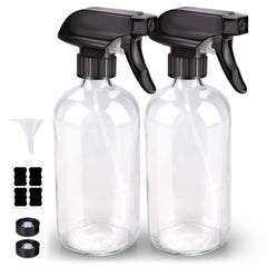 Bontip two-pack spray bottles with black trigger nozzles for versatile use.