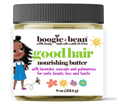 Boogie y Bean: aceite para cabello de bebé, derrame suave para uso diario.