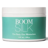BOOM! by Cindy Joseph Boomsilk face moisturizer jar for deep hydration in mature skin.