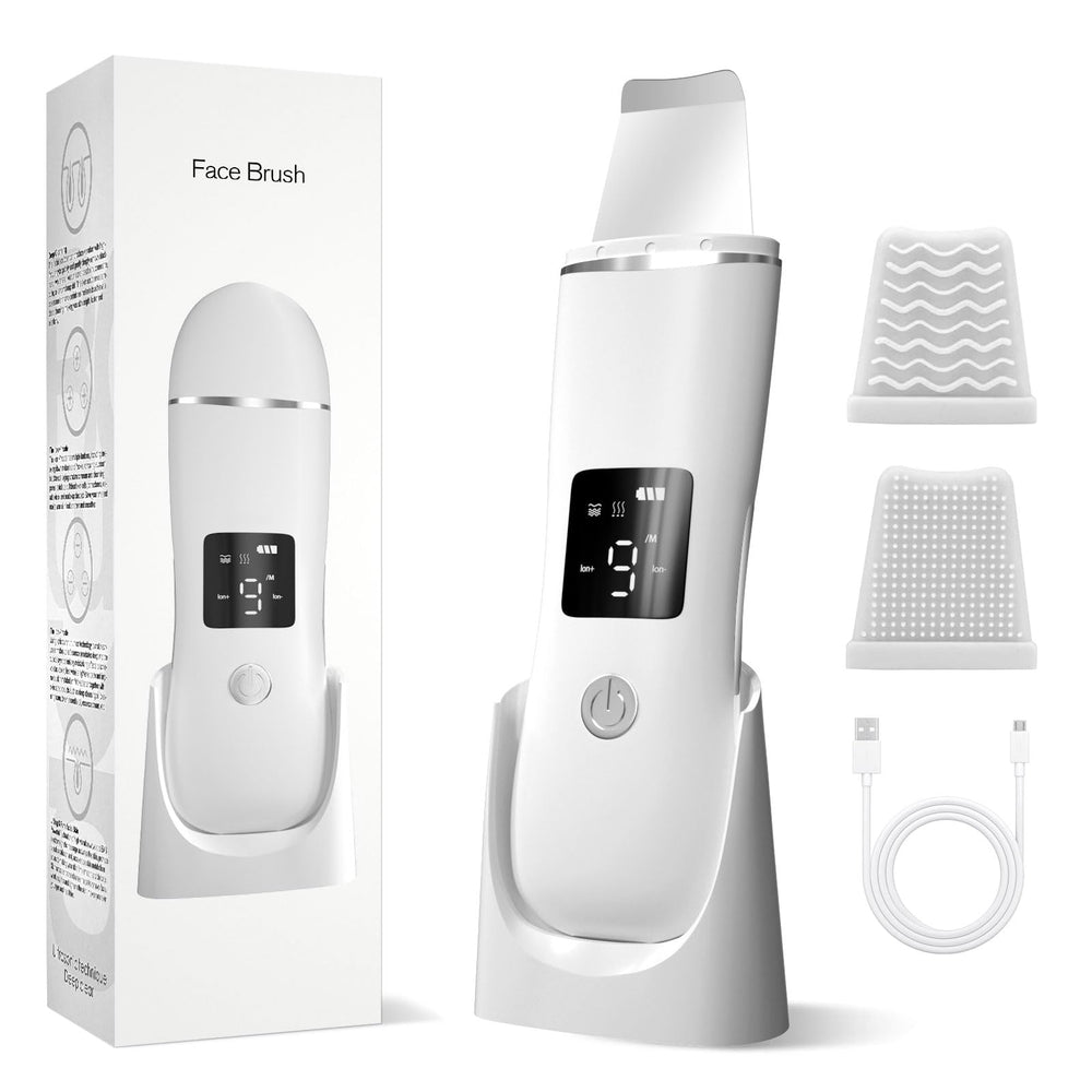 Boontr Face Scrubber spatula 3D curve clarifies pores for smoother skin